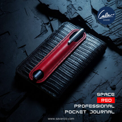 نوت بوک جیبی چرم طبیعی