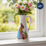 گلدان سرامیکی نقاشی شده با دست