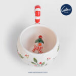 ماگ بزرگ دستساز آدم برفی کریسمس