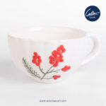 ماگ بزرگ دست ساز آدم برفی کریسمس