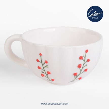 ماگ بزرگ دست ساز آدم برفی کریسمس